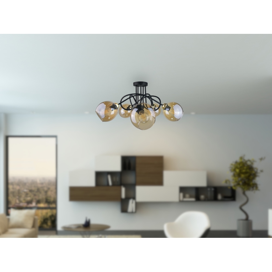 Nadgradni luster VENUS GOLD 5xE27/60W/230V