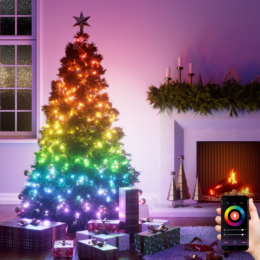 Nanoleaf - LED RGBW spoljašnji božićni lanac ESSENTIALS 250xLED 2x10m 2700-6500K Wi-Fi IP44