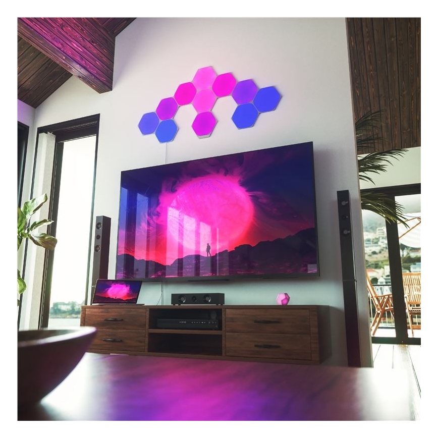Nanoleaf - Set 9x LED RGB Prigušivi panel SHAPES HEXAGON LED/2W/230V 1200-6500K Wi-Fi