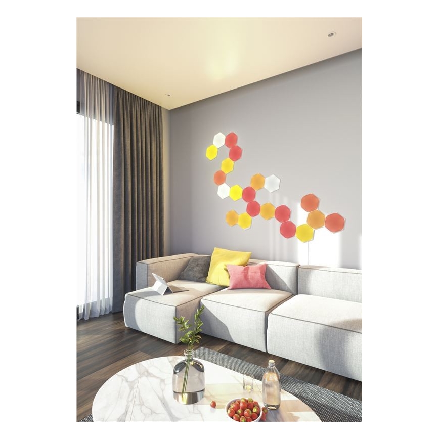 Nanoleaf - Komplet 15x RGB LED prigušiva panel 2W/230V 1200-6500K Wi-Fi