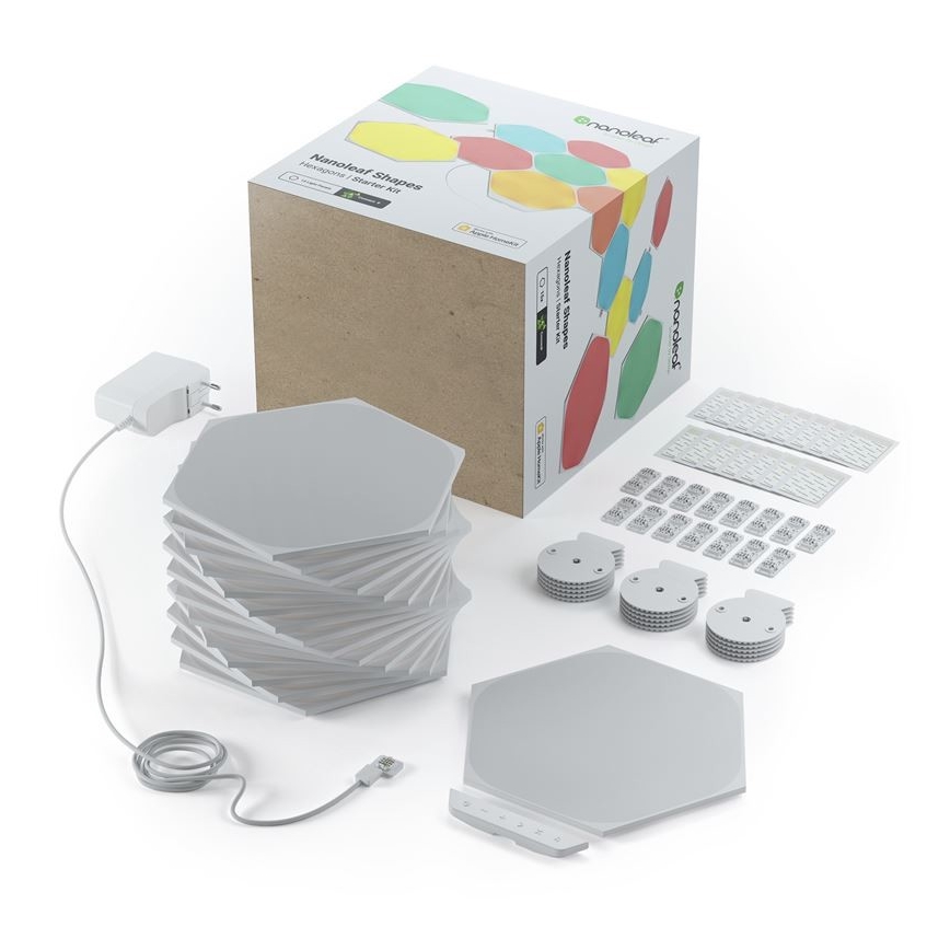 Nanoleaf - Komplet 15x RGB LED prigušiva panel 2W/230V 1200-6500K Wi-Fi