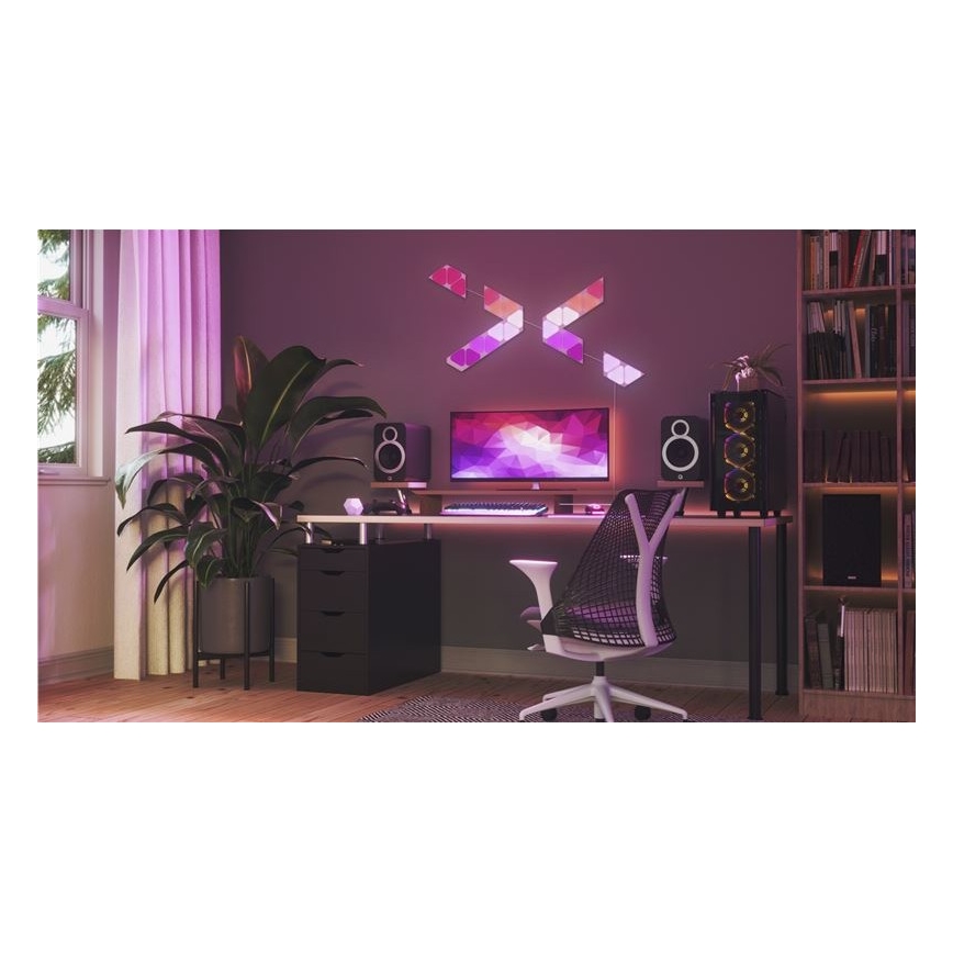 Nanoleaf - Komplet za proširenje 10x LED RGB prigušiva paneli TRIANGLES LED/0,5W/230V Wi-Fi