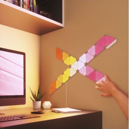 Nanoleaf - Komplet za proširenje 10x LED RGB prigušiva paneli TRIANGLES LED/0,5W/230V Wi-Fi