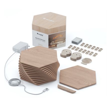 Nanoleaf - Komplet 13x prigušiva LED panel HEXAGONS LED/2W/230V Wi-Fi