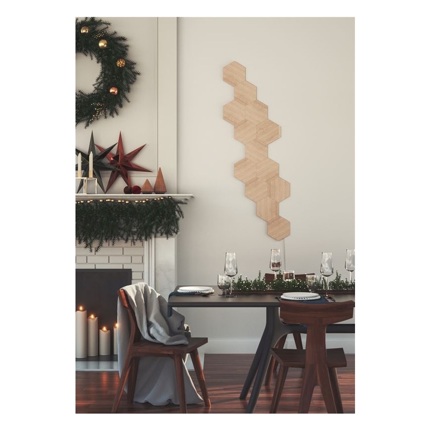 Nanoleaf - Komplet 13x prigušiva LED panel HEXAGONS LED/2W/230V Wi-Fi