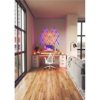 Nanoleaf - Set pokrova za lajsnu LINES 9 kom crno matirana