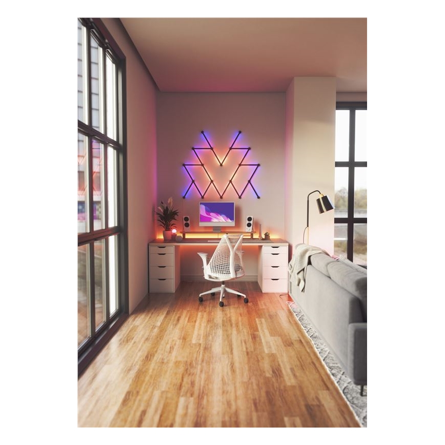 Nanoleaf - Set pokrova za lajsnu LINES 9 kom crno matirana