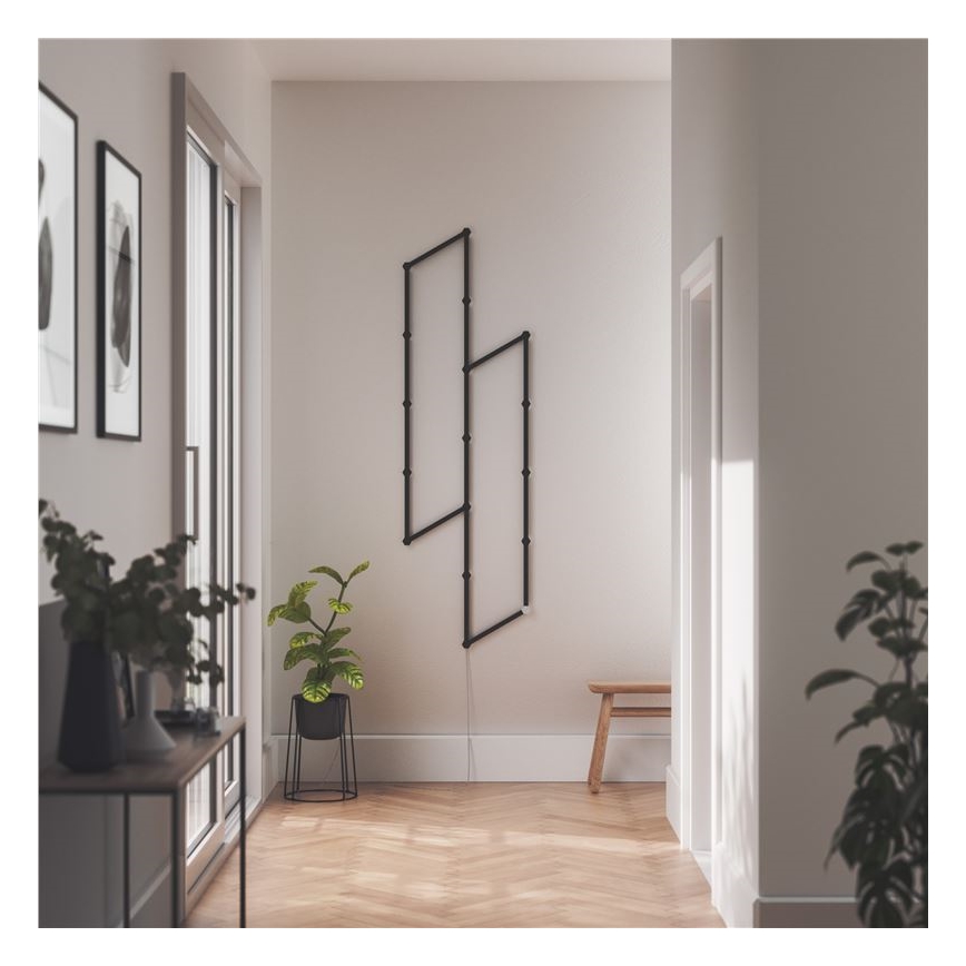 Nanoleaf - Set pokrova za lajsnu LINES 9 kom crno matirana