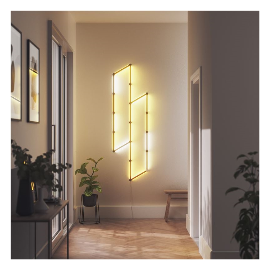 Nanoleaf - Set pokrova za lajsnu LINES 9 kom crno matirana