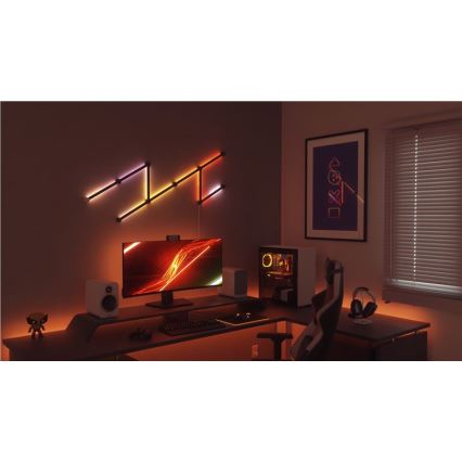 Nanoleaf - Set pokrova za lajsnu LINES 9 kom crno matirana