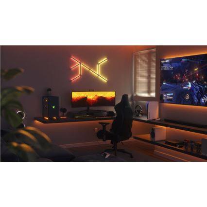 Nanoleaf - Set 9x LED RGBW Prigušiva lajsna LINES LED/2W/230V 1200-6000K Wi-Fi