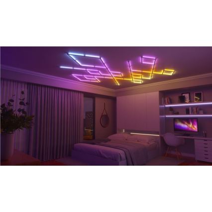 Nanoleaf - Set 9x LED RGBW Prigušiva lajsna LINES LED/2W/230V 1200-6000K Wi-Fi