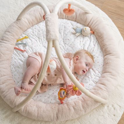 Nattou - Dečiji prekrivač za igru sa prečkom MILA, ZOE & LANA bež