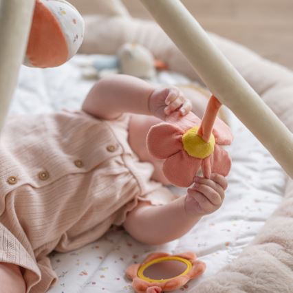 Nattou - Dečiji prekrivač za igru sa prečkom MILA, ZOE & LANA bež