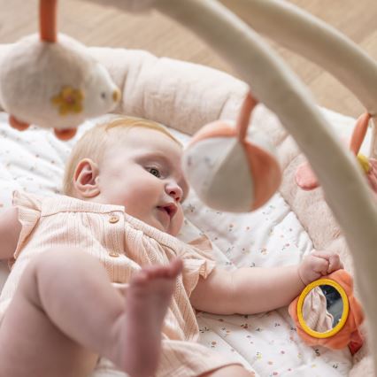 Nattou - Dečiji prekrivač za igru sa prečkom MILA, ZOE & LANA bež