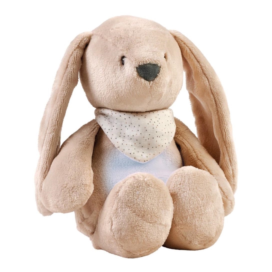 Nattou - Igračka za uspavljivanje sa melodijom i svetlom SLEEPY BUNNY 4u1 bež