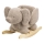 Nattou - Njihalica TEDDY slon braon