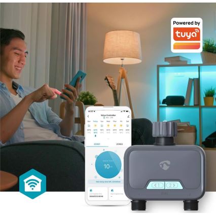 Regulator protoka vode 4xAA Wi-Fi Tuya IP54