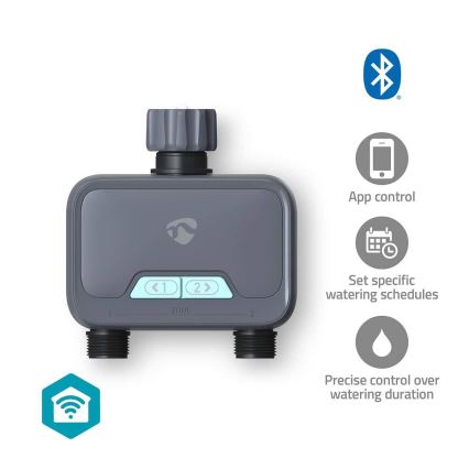 Regulator protoka vode 4xAA Wi-Fi Tuya IP54