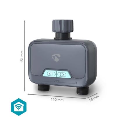 Regulator protoka vode 4xAA Wi-Fi Tuya IP54