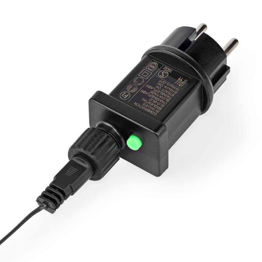 LED spoljašnja božićna girlanda 400xLED/7 funkcija 11m IP44 topla bela