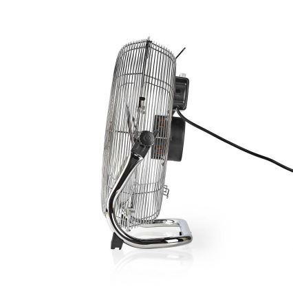 Podni ventilator 80W/230V sjajni hrom