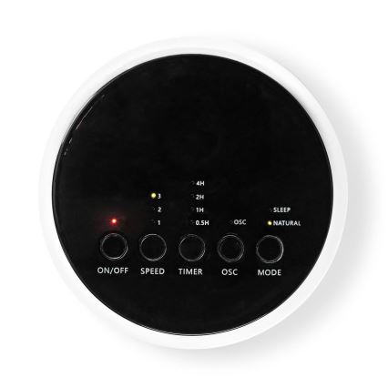 Stubni ventilator 50W/230V bela + Daljinski upravljač