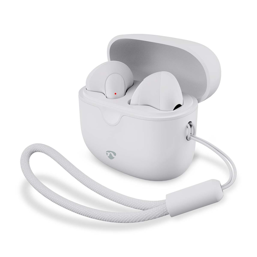 Bežične slušalice 250 mAh + 2x 30 mAh bela