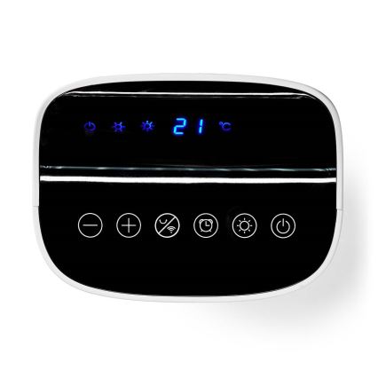 Ventilator sa sa keramičkim grejačem Smartlife 1400/2000W/230V Wi-Fi Tuya + Daljinski upravljač