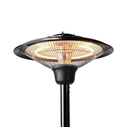 Spoljašnji električni infracrveni grejač za terasu 200 cm, 1500 W/230 V, sa stalkom, IP34