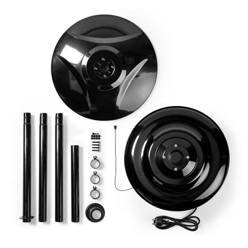 Spoljašnji električni infracrveni grejač za terasu 200 cm, 1500 W/230 V, sa stalkom, IP34