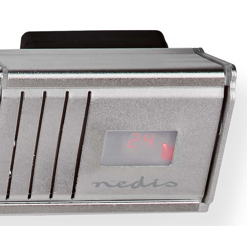 Spoljni električni grejač 2000W/230V IP65 + daljinski upravljač.