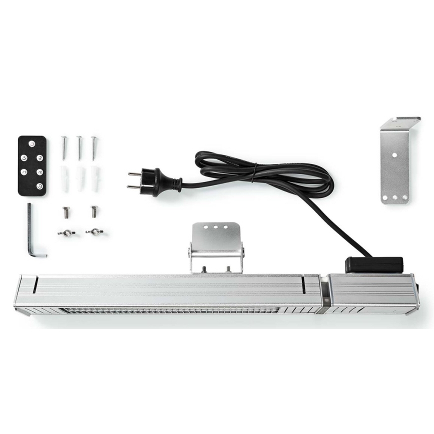 Spoljni električni grejač 2000W/230V IP65 + daljinski upravljač.