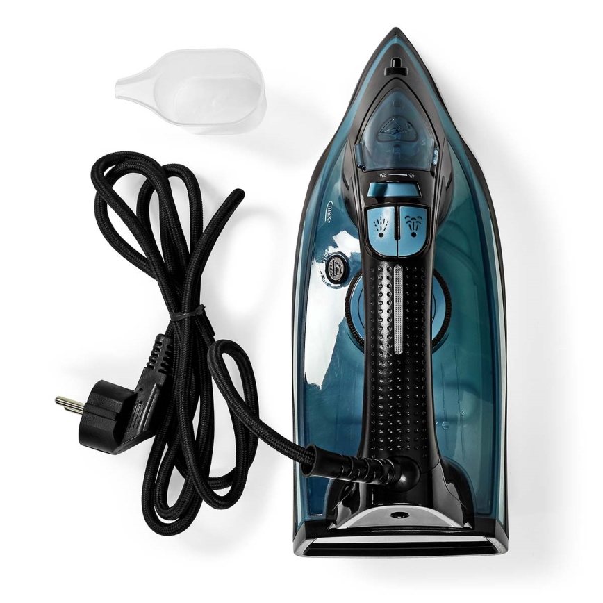 Pegla na paru 2600W/230V crno/plava