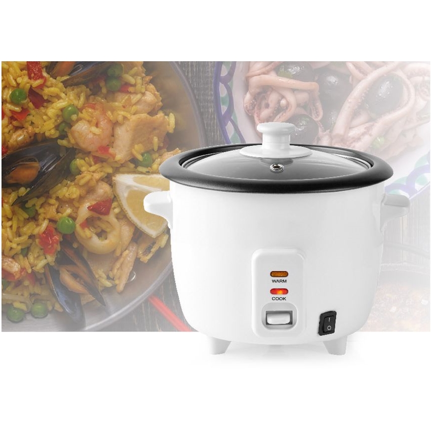 Kuvalo za pirinač 300W/230V 0,6l bela