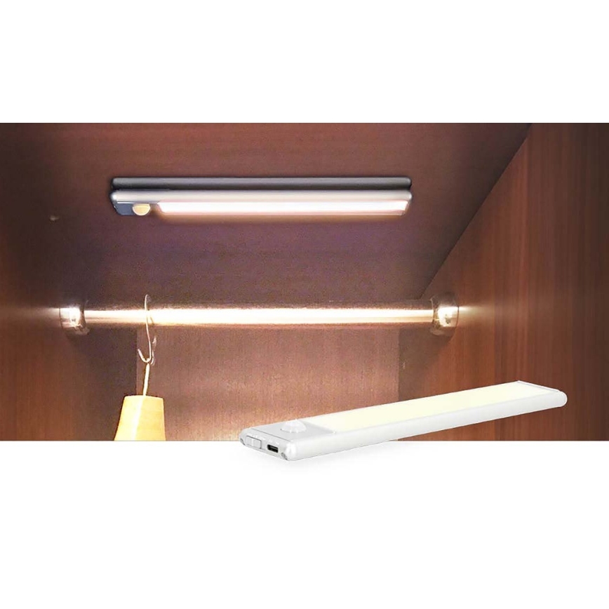Punjiva magnetna rasveta za ormar sa senzorom pokreta LED/1W/1100 mAh 3000K