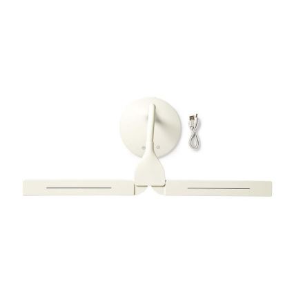 LED prigušiva stona lampa LED/6W/5V 2200 mAh bela