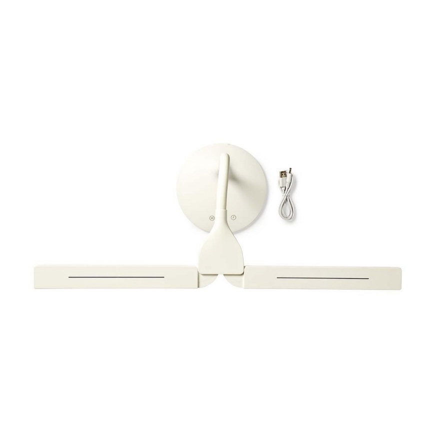 LED prigušiva stona lampa LED/6W/5V 2200 mAh bela