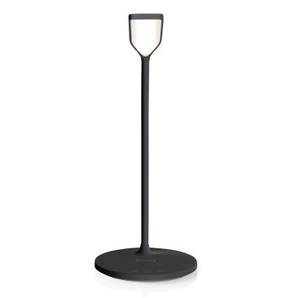 LED Prigušiva dodirna fleksibilna stona lampa sa 15W bežičnim punjenjem Qi LED/5,5W/230V 2700-6500K crno