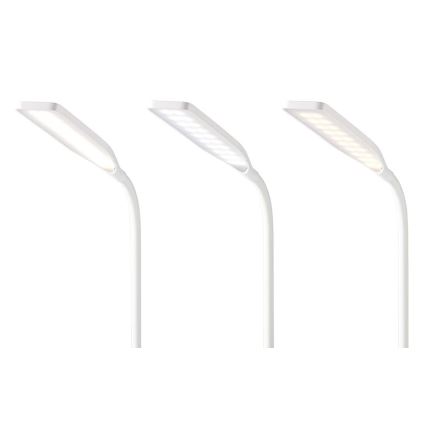 LED Prigušiva dodirna fleksibilna stona lampa sa 15W bežičnim punjenjem Qi LED/5,5W/230V 2700-6500K bela