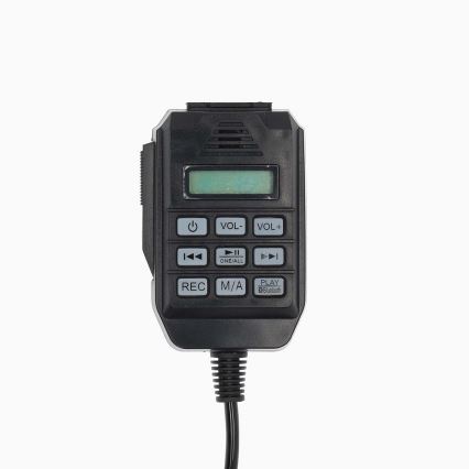 Megafon sa eksternim mikrofonom USB 25W/8xC bela/crno
