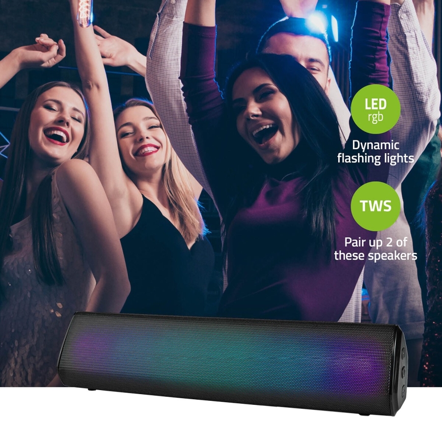 LED RGB Punjivi zvučnik 18W/1200 mAh