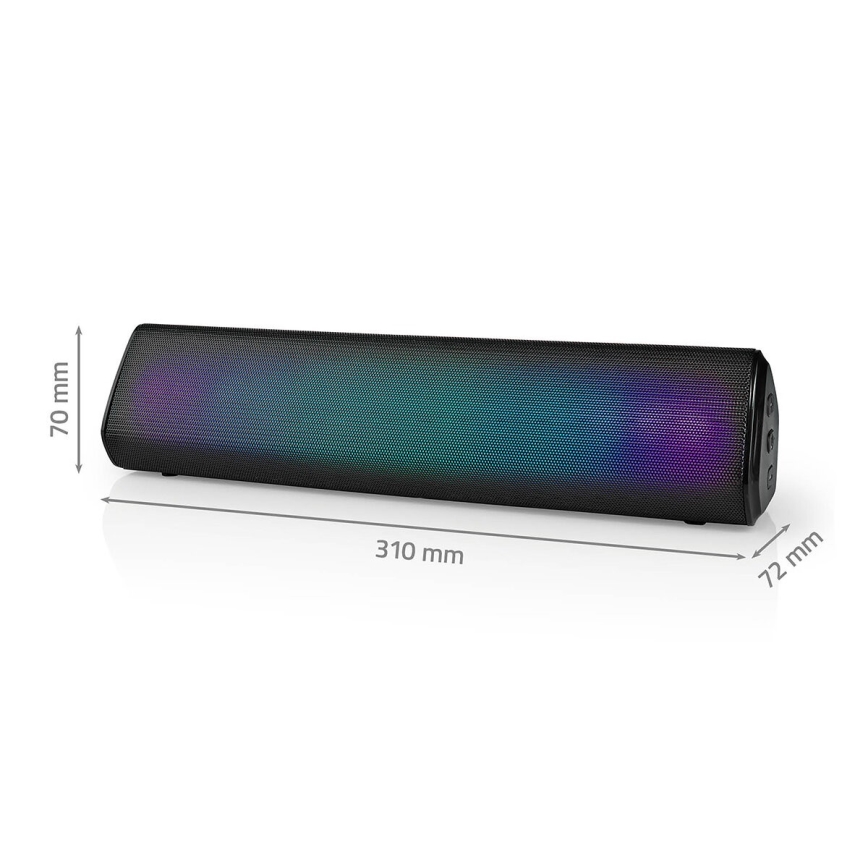 LED RGB Punjivi zvučnik 18W/1200 mAh