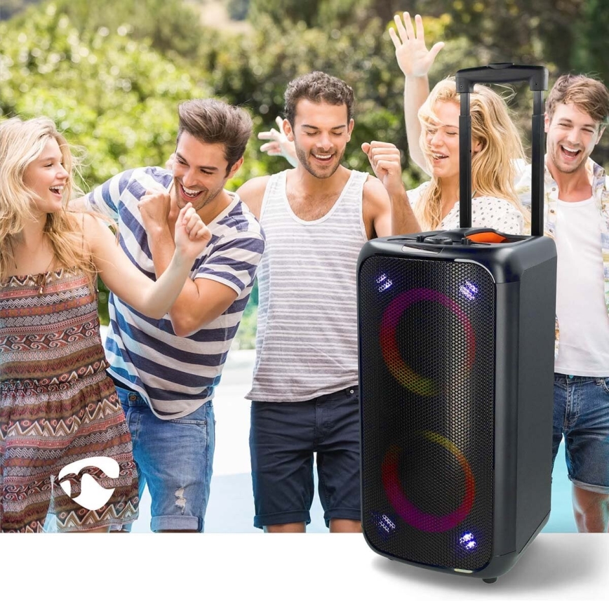 LED RGB Punjivi zvučnik 240W/4000 mAh + Daljinski upravljač