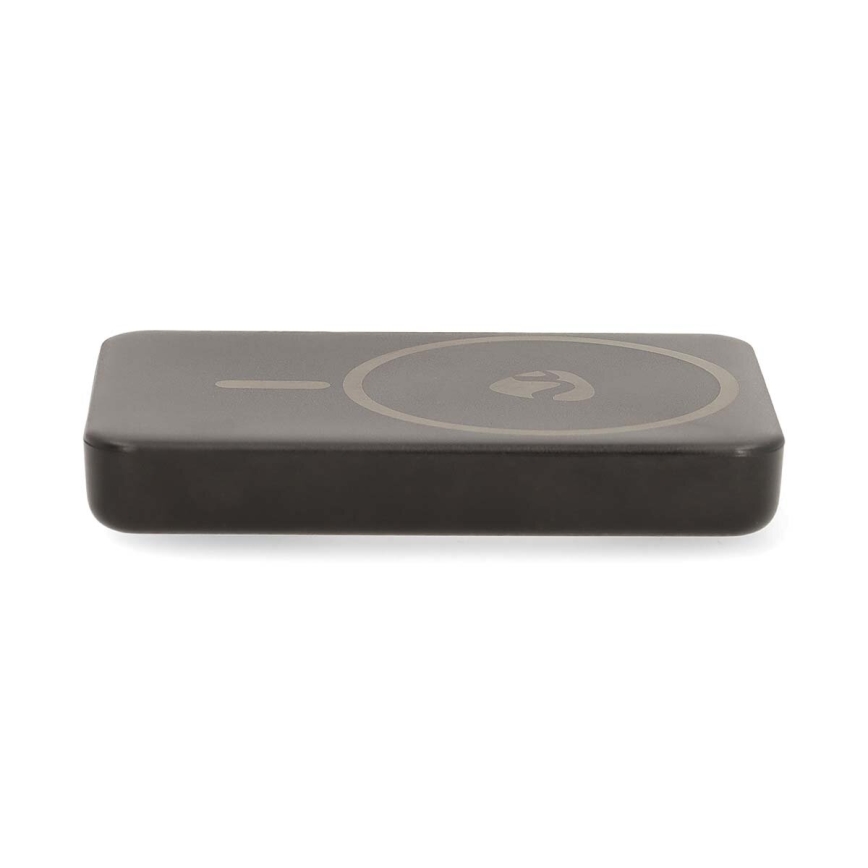 Power Bank 2u1 magnetni sa bežičnim punjenjem MagSafe 5000 mAh crno