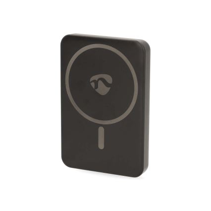 Power Bank 2u1 magnetni sa bežičnim punjenjem MagSafe 5000 mAh crno