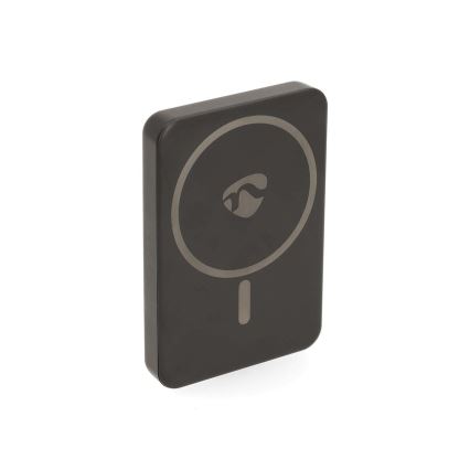 Power Bank 2u1 magnetni sa bežičnim punjenjem MagSafe 5000 mAh crno