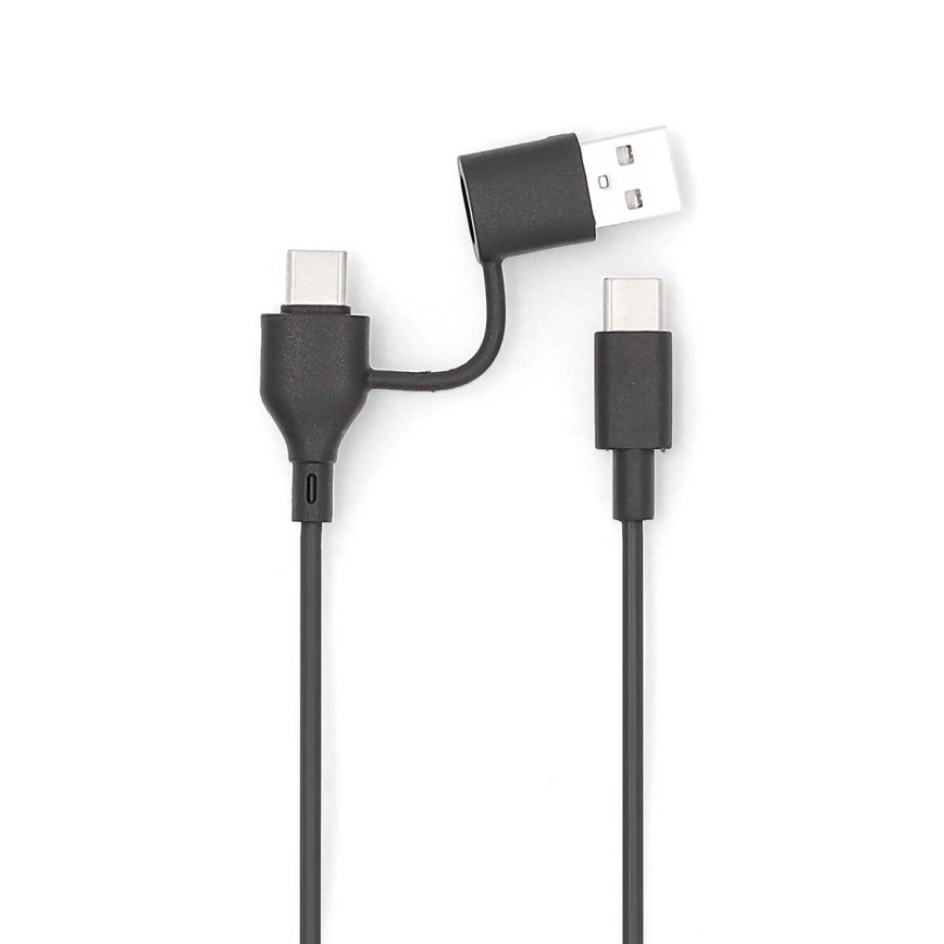 Power Bank 2u1 magnetni sa bežičnim punjenjem MagSafe 5000 mAh crno