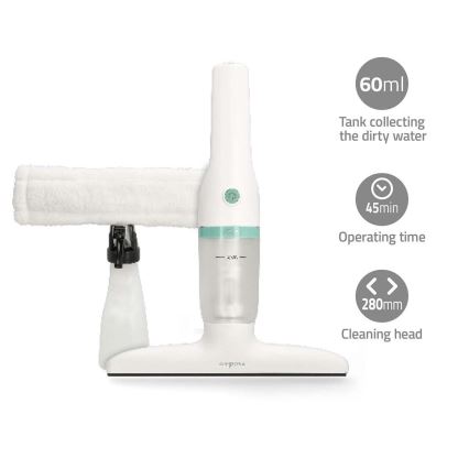 Punjivi usisivač za prozore 12W/2200 mAh IPX4