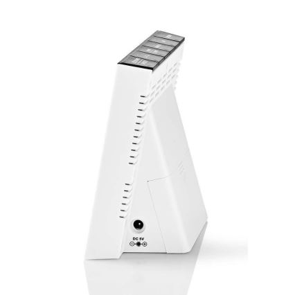 Meteostanica sa LCD ekranom u boji 230V/3xAAA + 2xAA crna